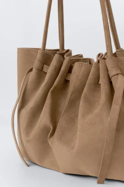 New Gina Tricot Strap detail bag Beige