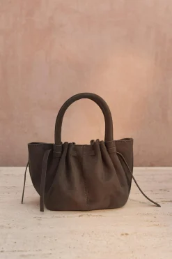 Sale Gina Tricot Strap detail crossbody bag Bruin