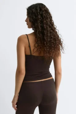 New Gina Tricot Strap loungewear singlet Paars