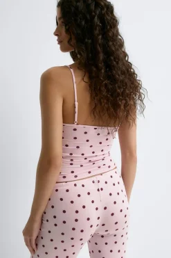 Gina Tricot Strap loungewear singlet Roze