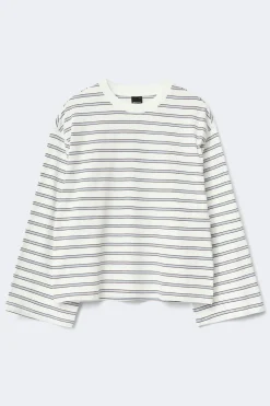 Clearance Gina Tricot Stripe long sleeve tee Blauw