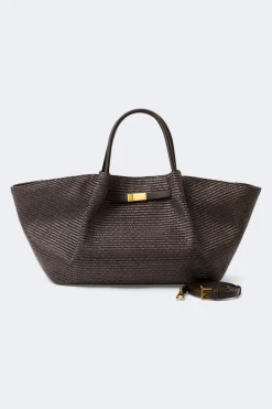 Online Gina Tricot Structure strap tote bag Bruin