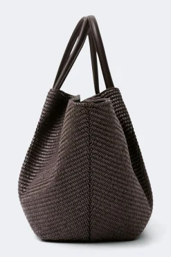 Online Gina Tricot Structure strap tote bag Bruin