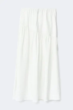 Sale Gina Tricot Tall dropped waist skirt Wit