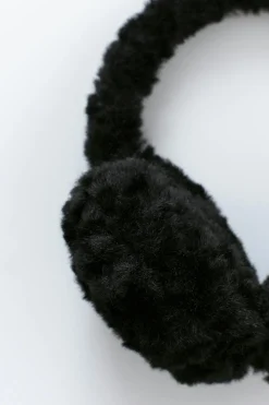 Online Gina Tricot Teddy ear muffs Zwart