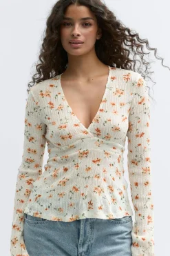 Best Gina Tricot Tie back top Wit
