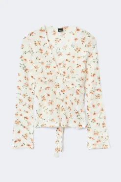 Best Gina Tricot Tie back top Wit
