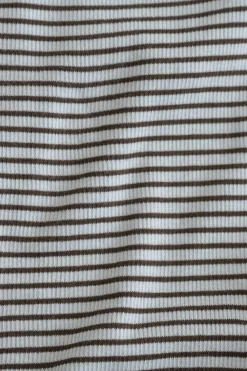 New Gina Tricot Tight fit rib singlet Blauw