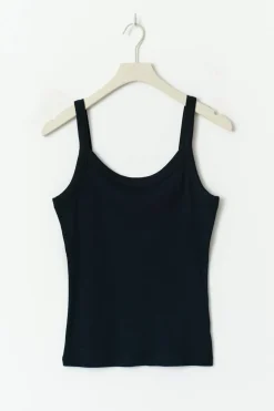 Clearance Gina Tricot Tight fit rib singlet Blauw