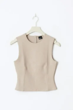 Discount Gina Tricot Tight top Beige