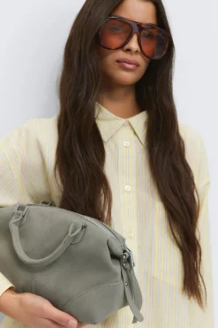 Gina Tricot Top handle bag Grijsv