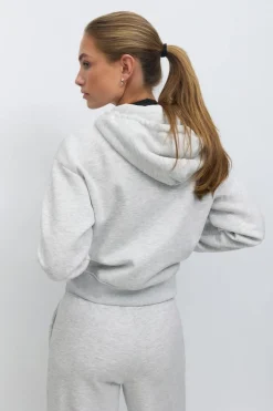 Gina Tricot Ultimate zip hoodie Grijsv