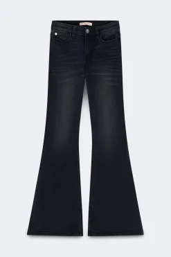 Outlet Gina Tricot Ultra flare jeans Zwart