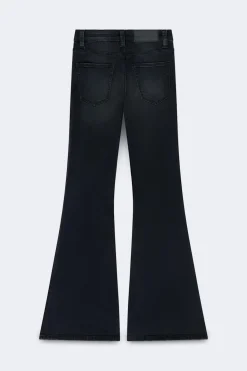 Outlet Gina Tricot Ultra flare jeans Zwart