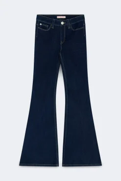 Gina Tricot Ultra flare jeans Blauw