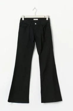 Hot Gina Tricot Ultra low flare jeans Zwart