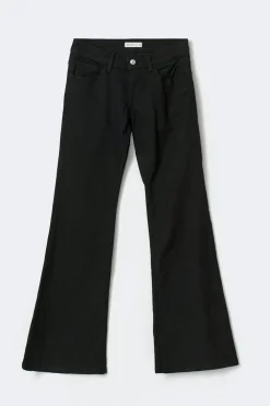 Sale Gina Tricot Ultra low flare tall jeans Zwart