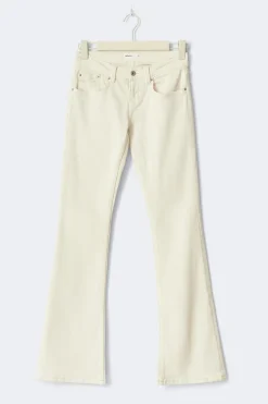 Hot Gina Tricot Ultra low tall bootcut jeans Wit