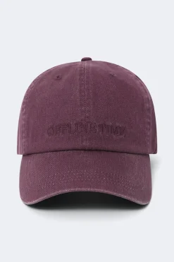 Discount Gina Tricot Washed cotton cap Rood
