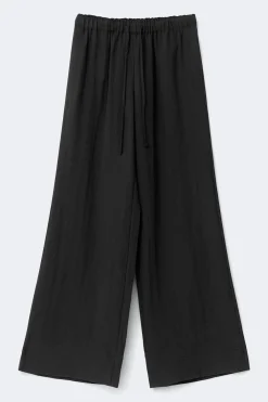Online Gina Tricot Wide drawstring trousers Zwart