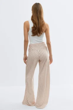 Sale Gina Tricot Wide leg trousers Roze