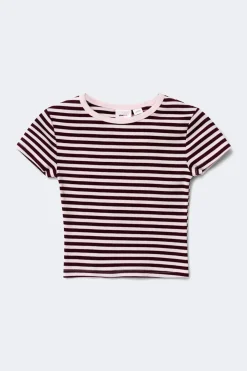 New Gina Tricot Y baby tee Roze