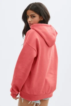 Hot Gina Tricot Y basic hood Roze
