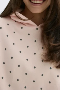 New Gina Tricot Y basic hood Roze