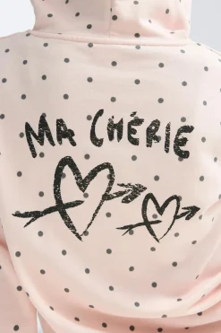 New Gina Tricot Y basic hood Roze