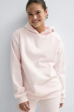 New Gina Tricot Y basic hood Roze