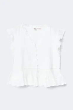 Clearance Gina Tricot Y boho blouse Wit