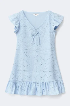 Gina Tricot Y broderie anglais dress Grijsv