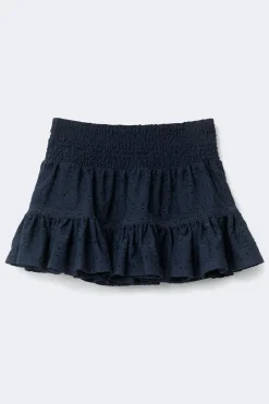 Clearance Gina Tricot Y broderie anglais skirt Blauw