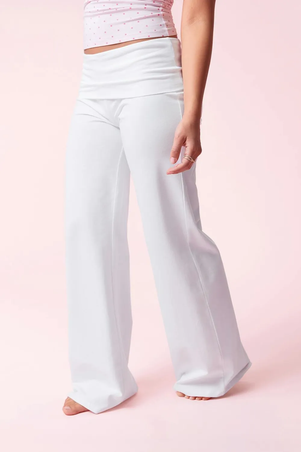 Sale Gina Tricot Y coral baggy yoga pants Wit