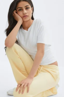 Clearance Gina Tricot Y de-lowlow sweatpants Geel