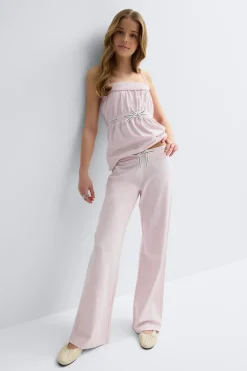 Gina Tricot Y detail trousers Roze