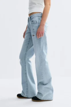 Clearance Gina Tricot Y for real low loose jeans Blauw