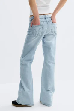 Clearance Gina Tricot Y for real low loose jeans Blauw