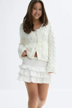Sale Gina Tricot Y frill skirt Wit