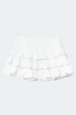 Sale Gina Tricot Y frill skirt Wit