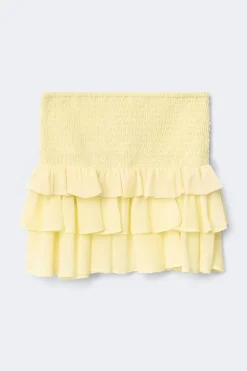 Clearance Gina Tricot Y frill skirt Geel