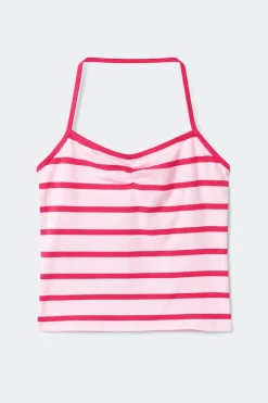 Gina Tricot Y halterneck singlet Roze