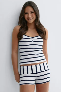 Sale Gina Tricot Y halterneck singlet Blauw