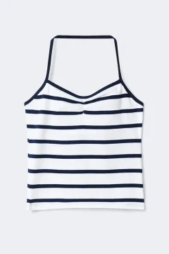 Sale Gina Tricot Y halterneck singlet Blauw