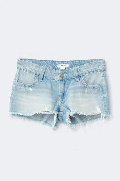 Clearance Gina Tricot Y jeanique low denim shorts Blauw