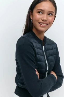Best Gina Tricot Y lightweight rib jacket Blauw