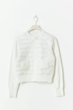 Hot Gina Tricot Y lightweight rib jacket Wit