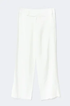 New Gina Tricot Y linen blend trousers Wit
