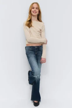 Discount Gina Tricot Y long sleeve top Beige