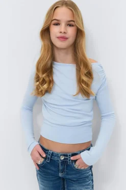 Best Gina Tricot Y long sleeve top Blauw